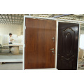 Teak Wood Designer Entry Security Steel Metal Iron Entrance Exterior Door